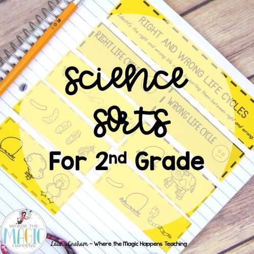 Science Sorts for 2nd Grade by Where the Magic Happens Teaching | TpT