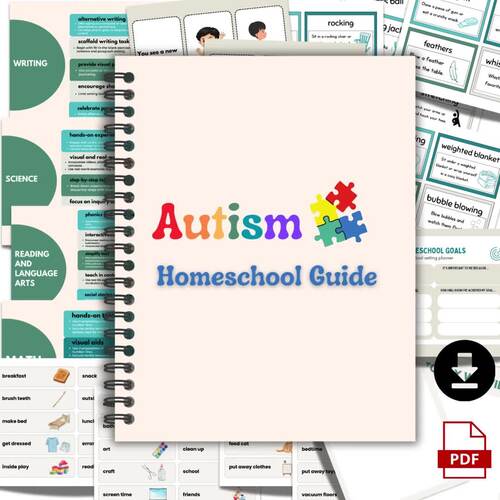 Homeschool for Autism Companion Guide by MrsMankins | TPT