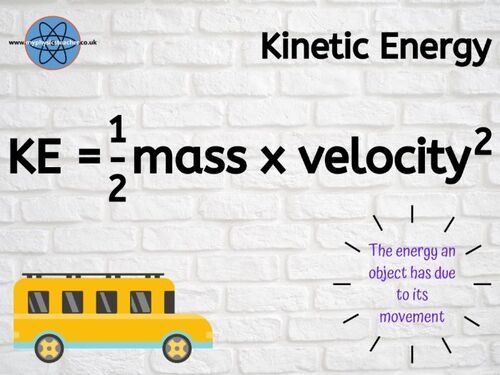 Preview of Kinetic Energy Equation practice with Ms. Miller