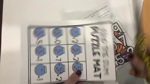 Kindergarten, First Grade, 2nd Grade Math Activities | Puzzle Mats MATH ...