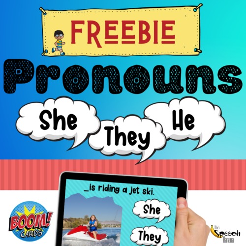 Preview of Pronouns: He, She, They {Digital Freebie}