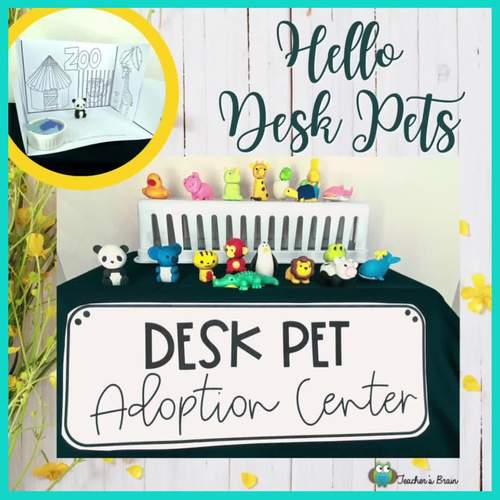 DESK PETS Classroom Management Tools EDITABLE TPT