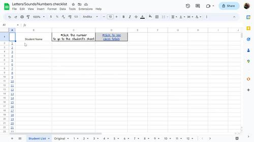 Alphabet checklist Bonus:Digital Checklist Added by MLBenefield