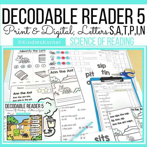 Science of Reading SoR Aligned Decodable Readers 5 Print & Digital