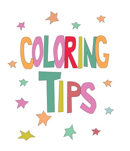 Coloring Tips by Hot Cocoa | Teachers Pay Teachers