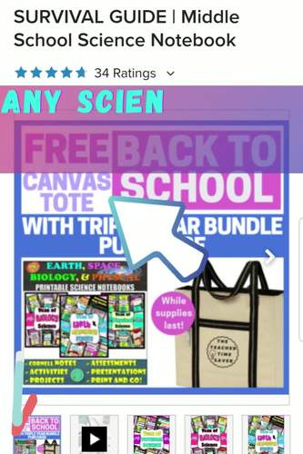 Scientific Method Unit Notes & Slides Bundle- Science Middle School