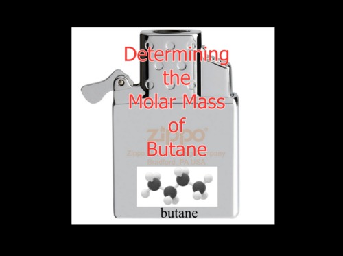 Preview of Chemistry Lab Video - Determining the Molar Mass of Butane (w/ Answer Key)
