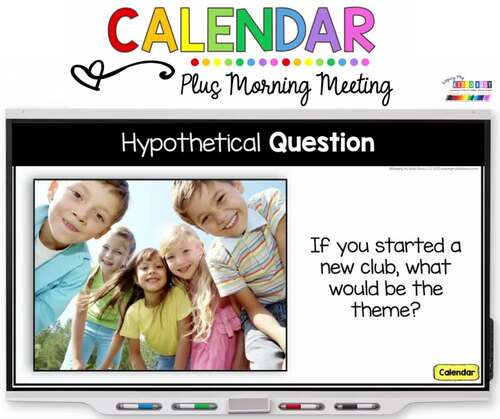 First Grade Calendar Morning Meeting Year-Long Bundle Google Slides ...