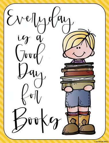 Reading Quotes Posters Featuring Kids By Teachers Are Terrific Tpt