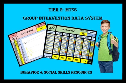 Preview of Tier 2- MTSS- Group Intervention Data System for Google Drive - Directions