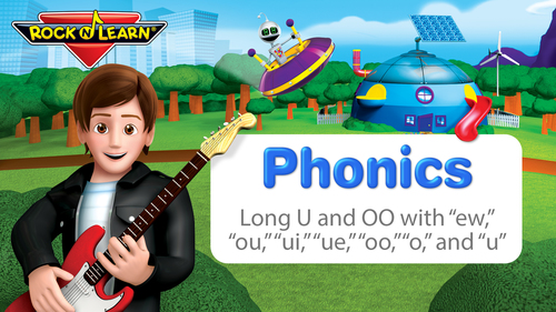 Preview of Long U and the "OO" sound with "ew," "ou," "ui," "ue," "oo," "o," and "u"