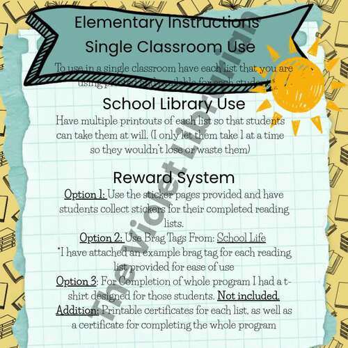 Read & Doodle Bundle K-5 Elementary Reading Program by The Violet Librarian
