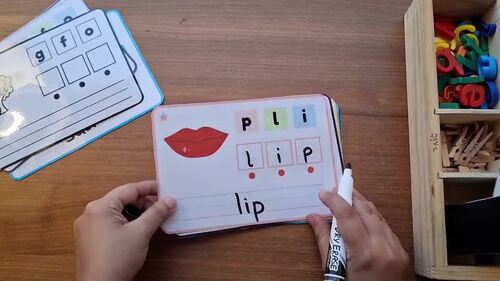 Short I CVC Word Building Mats | Phonics Centers & Word Work | TPT