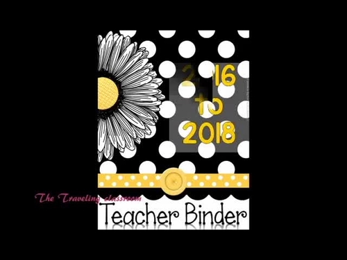 Preview of How to make your own customized teacher planner binders