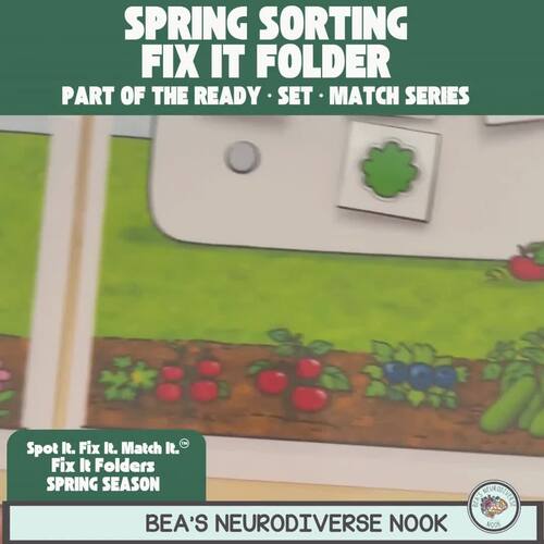 Spring Sorting Activity | Flowers, Fruits & Vegetables Categorizing ...