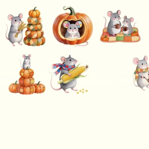 pumpkin-harvest-mouse-png-18-digital-clipart-files-transparent