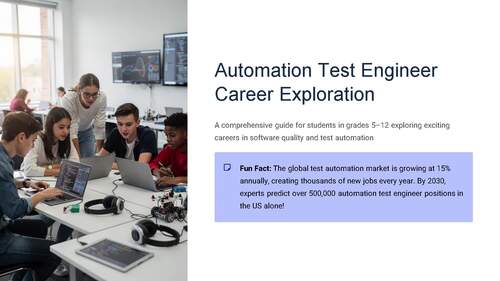 Automation QA/Test Engineer Career Exploration 101 Role Skills Salary ...