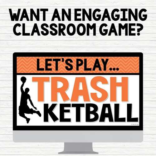 Science Trashketball 3rd Grade NGSS Life Science Review Games Bundle