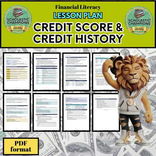 CREDIT SCORE AND CREDIT HISTORY - Lesson Plan for High School Financial ...