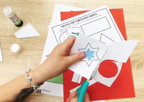 Christmas Scissor Cutting Skills | Fine Motor Skills | Activities