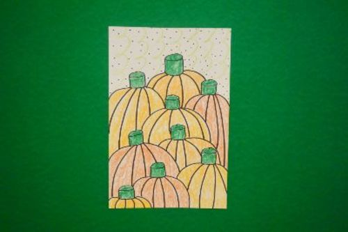 Preview of Let's Draw a Pumpkin Patch Overlap!