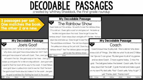 OA OW OE Vowel Teams Decodable Readers and Reading Passages | TPT