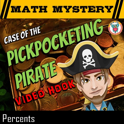 Preview of Percents Review Math Mystery