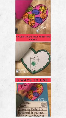 Valentine's Day Writing Book or Craftivity - My Heart is Full ...