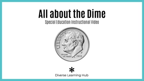 Preview of Learning about the dime! Special Education Instructional Video