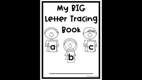 Large Letter Tracing Writing Lowercase Letter Formation Practice Worksheets