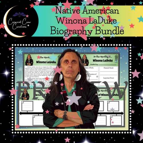 Winona LaDuke Native American Heritage Month Biography Bundle | TPT