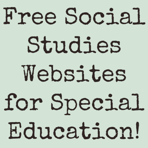 Preview of 5 Free Social Studies Websites for Special Education Video
