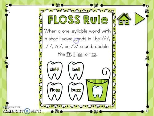 FLOSS Rule Interactive PDF Game - *Distance Learning* $DOLLAR DEAL$