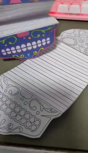Hispanic Heritage Month Crafts Day of the Dead Día de los Muertos Flipbook