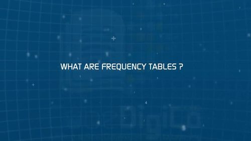 Preview of What are Frequency Tables- - High quality HD Animated Video - eLearning