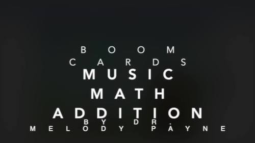 Music Math Addition BOOM™ Cards for Piano Lessons -  Adding Note and Rest Values