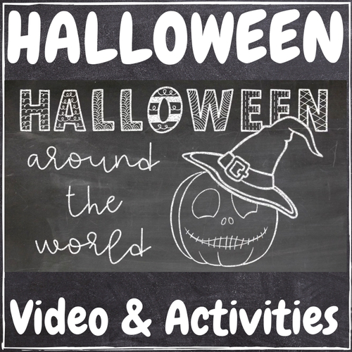 Preview of Halloween Around the World: Video & Activities Kit!
