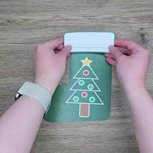 Tree Stocking Craft Template by Mollers Makes It | TPT