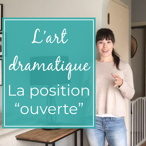 Preview of L'art dramatique en immersion française: La position "ouverte"