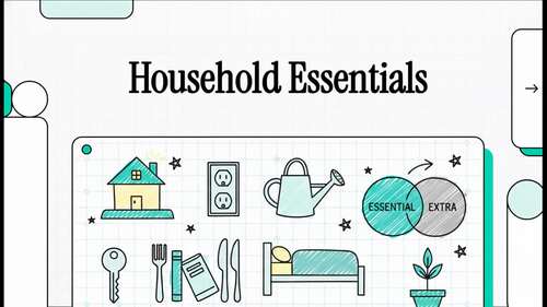 Household Essentials: Knowing What You Need | Transition Skills ...