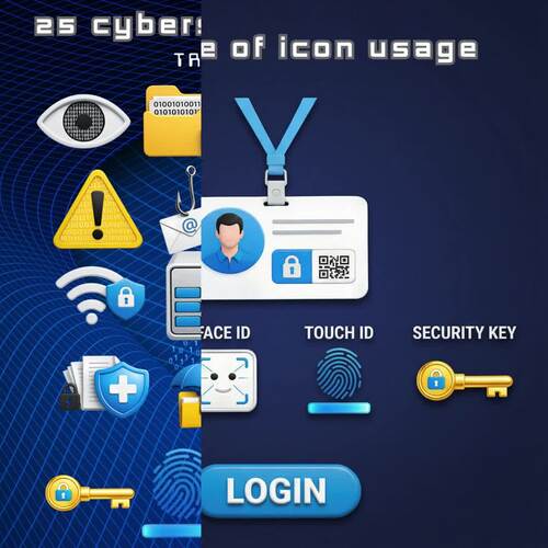 Cybersecurity 3D Icons Clipart | Internet Safety & STEM Tech Lab PNGs
