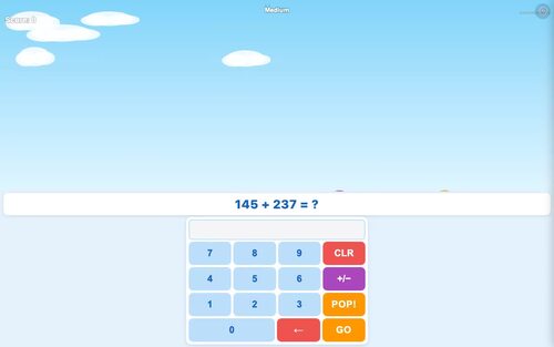 3rd Grade Algebra Math Game Set 5A | Balloon Pop | No Prep Digital