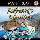 Fun Math Review Activity - Pirate Math Quest