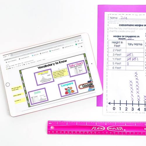 Common core math worksheets line plots