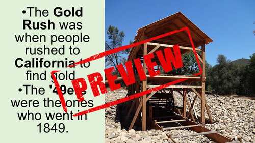 Gold Rush - What was life like for a '49er? by Dan's History Highway