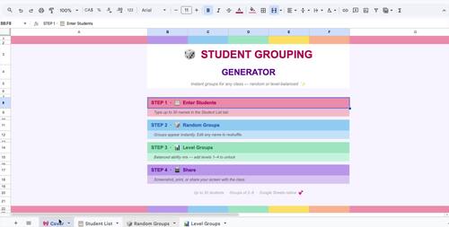 Student Grouping Generator | Random & Ability-Based Groups, Classroom ...