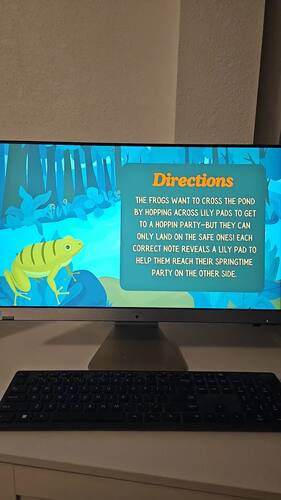 Bass Clef Note Game | Interactive Elementary Music "Froggy Hop" Spring