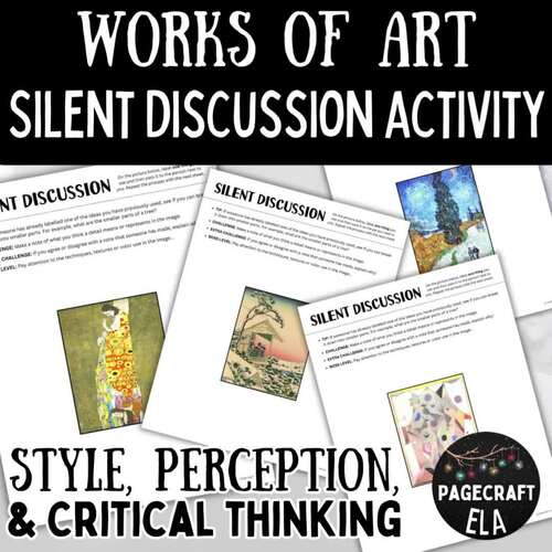 Attention to Art | Silent Discussion | Bellringer or Lesson | Perceptions