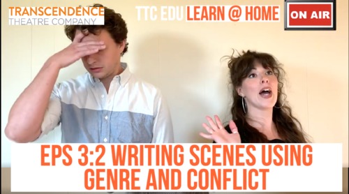 Preview of "Writing Theatrical Scenes using Genre and Conflict" Grades 4 & 5 | EPS 3:2