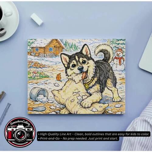 All About Dogs Coloring Bundle